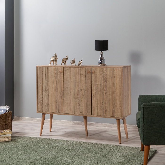 Hanah Home Consola Mega - 728 Roble Sonoma Hanah Home Consola Mega - 728 Roble Sonoma
